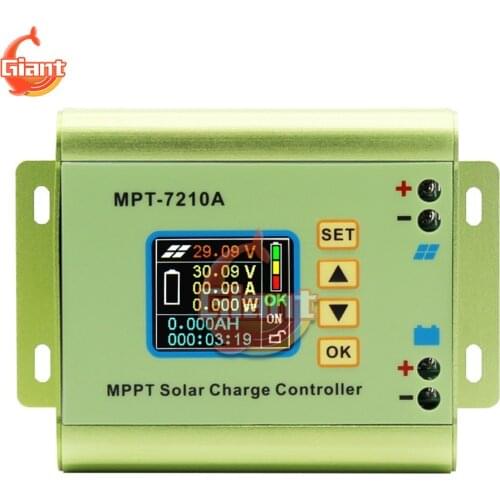 DC12-60V To DC15-90V MPT-7210A Solar Controller Boost Battery Charging Module Lithium Battery Bank Solar Systems Regulators