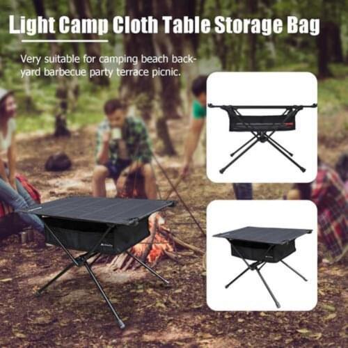Outdoor Folding Table Chair Camping Aluminium Alloy BBQ Picnic Table Easy To Assemble Outdoor BBQ Furniture Equipment