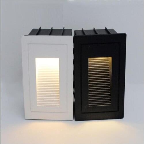 Outdoor indoor LED Step Light 5W Waterproof Stair Light Wall Embedded Underground Lamp Lighting Deck Footlights 3W 85-265V IP65