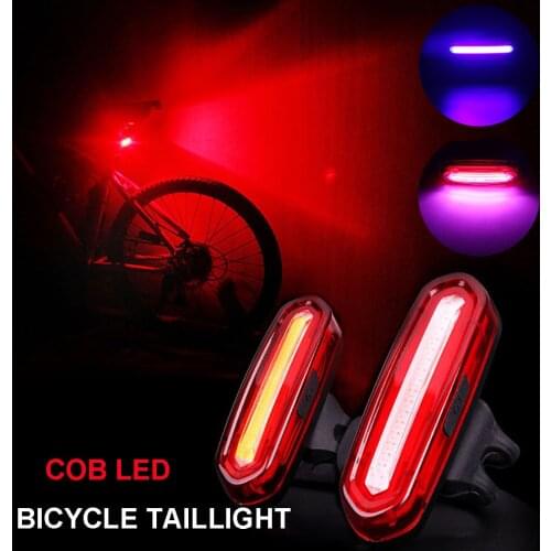 Bicycle Taillight Rear Lamp USB Rechargeable Bike Light Cycling LED Taillight Waterproof MTB Road Bike Tail Light Back Lamp Bike