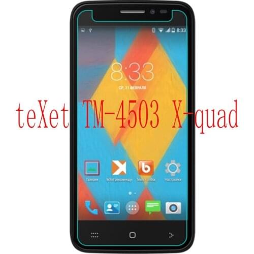 Smartphone Tempered Glass for teXet TM-4503 X-quad TM 4503 TM4503 Explosion-proof Protective Film Screen Protector cover phone