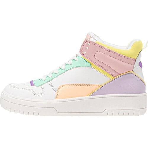 Womens Multicolour Decorative Piece High Baggy Trousers Sports shoes 19006770