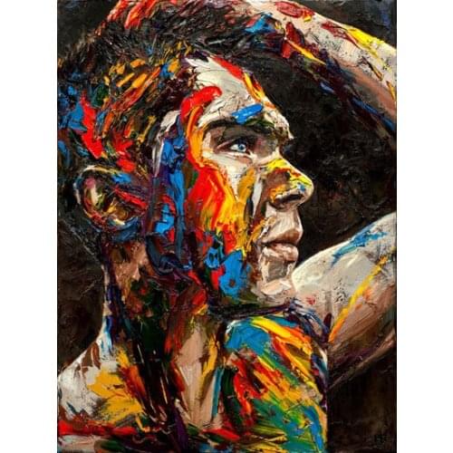 HOT SALE MEN ART# 209 TOP ART NUDE MAN ART-100% Hand painted nude male Abstract art oil painting -gay oil painting on canvas A