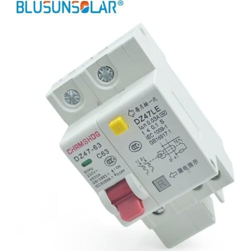 10 pec RCBO MCB 230V 1P+N 2P+N 3P+N Residual current Circuit breaker with over and short current Leakage protection breaker