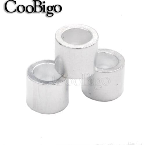 10pcs Cord Lock Cable Crimps Sleeves Aluminum Cable Stopper Ferrule Stops for Snare Wire Rope Clip Fittings Hardware M1.0~M8.0