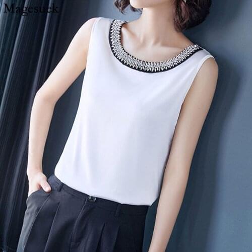 2021 V-neck Plus Size Woman Elastic Lace Shirt Summer Satin Blouse Tops Embroidery Silk Women Blouses Shirts Top Blusas 13741