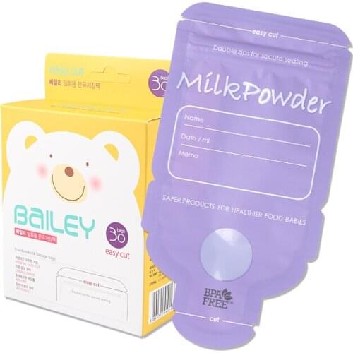Baby Food Storage Portable Milk Powder Storage Bags Milkpowder Pack Dispenser Separate Bag Feedings Case 30Pcs For Traveling