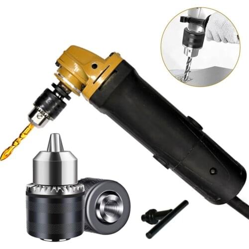 4Inch Electric Angle Grinder To Electric Drill Chuck 10mm Chunk Angle Grinder Convert Adapter Collet 1.5 Coarse Thread Accessory