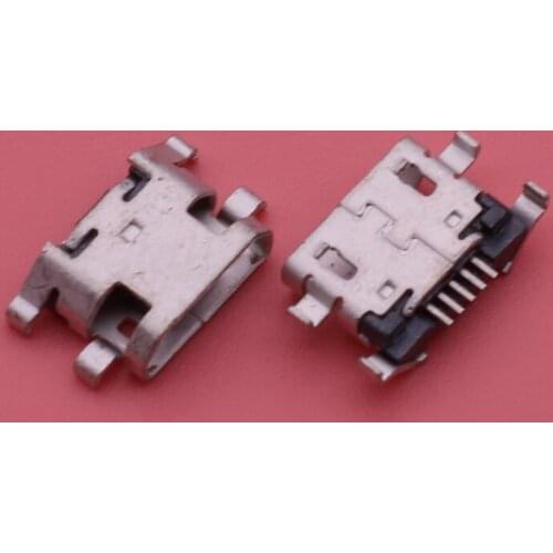 50Pcs Micro Usb Charger Charging Dock Port Connector For Motorola Moto E6 E7 Plus XT2025 E7Plus XT2081 E6Plus Jack Contact Plug