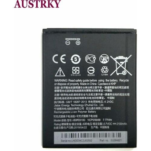 New BOPE6100 Li-ion Phone 2600mAh Battery for HTC Desire 620 620G D620 D620h D620u Desire 820 Mini D820mu A50M +Tracking Code