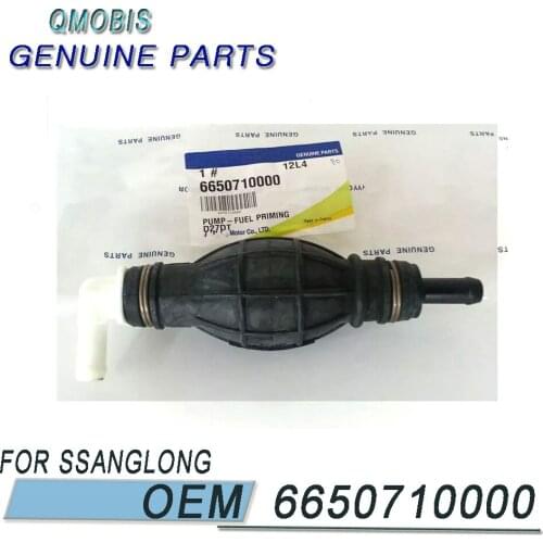 For Ssangyong Genuine Fuel Priming Pump 2004-2012 REXTON STAVIC ACTYON KYRON OEM 6650710000