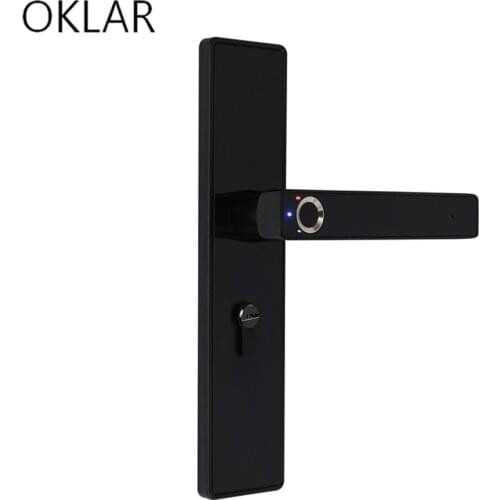 OKLAR Electronic Door Lock Biometric Fingerprint Lock Zinc Alloy Smart Knob Deadbolt Keyless Indoor Lock For Home/hotel/office