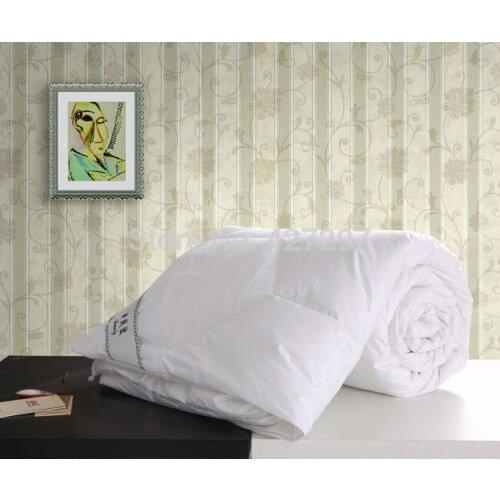 Hot Sell 435GSM European Duck Down Quilt Doona Comforter Blanket King Or Make Any Size Free Shipping