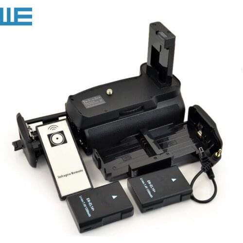MB-D3100 Battery Grip+IR Remote Control+6 AA Battery Solt+2x EN-EL14 Batteries for Nikon D3100 D3200 D5300 MB-D31 MB-D32