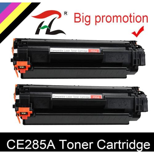 HTL 2pcs 285 85A 285A CE285A toner cartridge for HP LaserJet Pro P1102 M1130 M1132 M1210 M1212nf M1214nfh M1217nfw