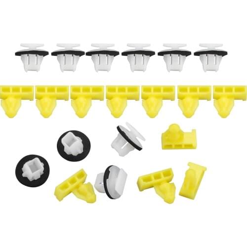 20PCS Wheel Arch Trim Clip Set Front/Rear Full Side Wing Surround For Nissan Juke Car Interior Decoration Car Clips