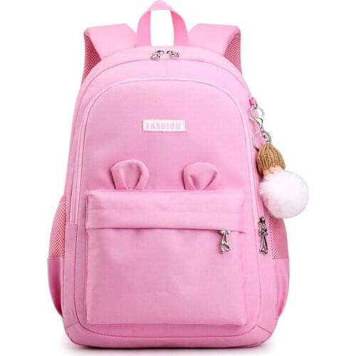 School For Girls Cute Bag Waterproof Students School Bags Children Backpack Kids Satchels Large Capacity Pink Princess Backpacks