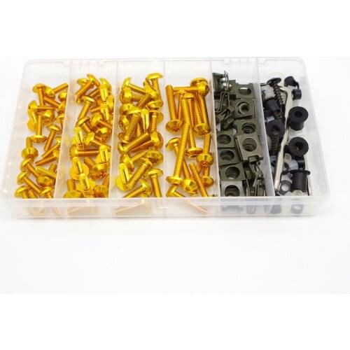 Motorcycle full set of modified screws For Aprili ahonda vtx 1300 cafe racer bmw yamaha jog For ktm exc 300 suzuki ltr 450