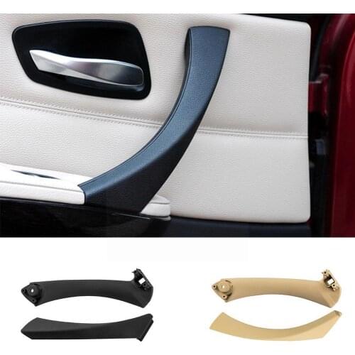 For BMW E90 328i Car Inner Outer Door Panel Handle Trim E90 Handle Inner Door Accessories Car Pull 328i Cover For BMW U3S6