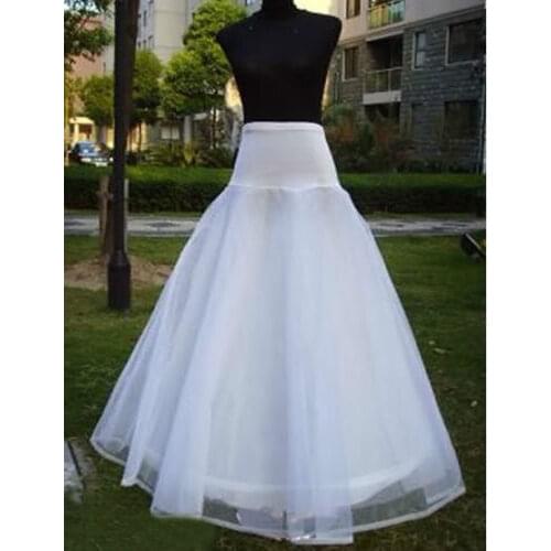 New A-Line 1 Hoop Bridal Wedding Gown Dress Underskirt Petticoat Skirt Slip