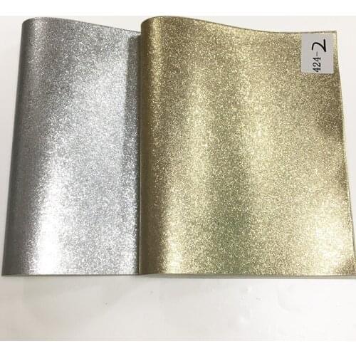 Solid Matte Color Crystal Glitter PU Faux Leather Fabric for Making Shoe/Bag/Wallet/Purse/Earring/DIY Accessories