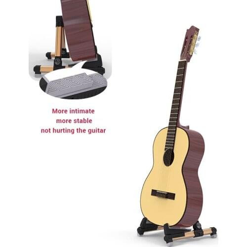 Aluminum alloy ukulele violin guitar stand shelf accessories easy to carry practical floor stand for home and outdoor