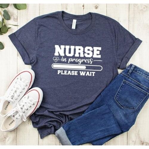 Nurse In Progress // Nursing Student Shirt, Nursing Student Gift Shirt, Nursing School Shirt for Nurse Progress Shirt gothic
