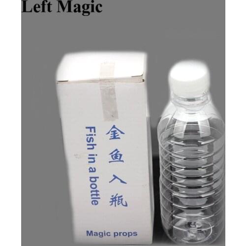 Fish In A Bottle Magic Trick Incredible Penetration Instant Street Stage Close Up Magic Trick Accessories Gimmick G8276