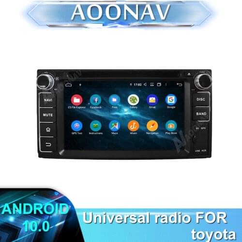 Universal 2din Android 10.0 7 inch Car Radio Stereo for toyota COROLLA VIOS CROWN CAMRY HIACE PREVIA RAV4 car autoradio auto