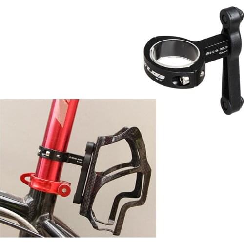 Bike Bottle Cage Mount Bottle Cage Adapter Sports Cycling 3inch Long Black