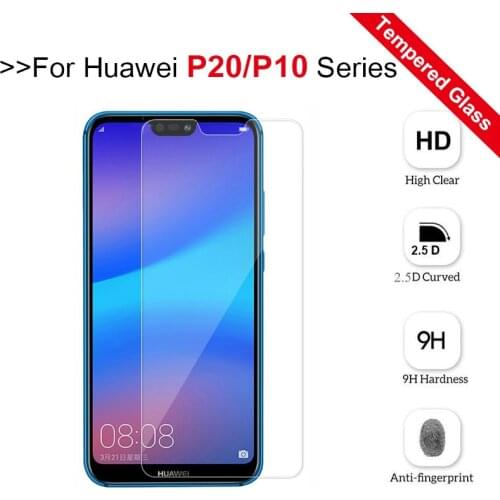 Tempered glass for huawei p20 lite glass p 20 10 20lite 20pro p20 pro p10 plus screen Protector glas Protective protection Film