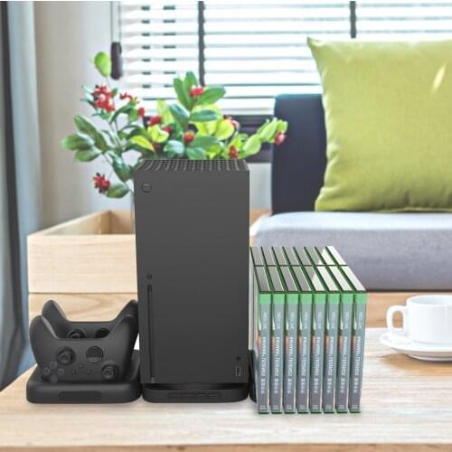 3 In 1 For Xbox Series X Game Console USB2.0 Dual Controller Charger Adapter For Xbox Series X Portable Gamepad Charging Dock