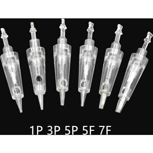 50pcs Tattoo Cartridges Needles 1/3/5/7P Disposable Sterilized Permanent Makeup Eyebrow Lip Tattoo Machine Pen Tool