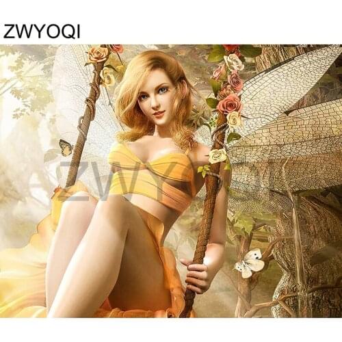 DIY Diamond mosaic Full Round Diamond painting Cross stitch Teenage girl Swing Full Square Diamond embroidery Teenage girl Swing