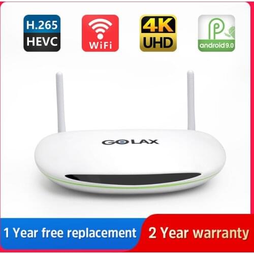 Android 9.0 TV Box GOLAX M1 Amlogic S905W Quad Core 1G 8G Set Top Box 4K H.265 Media Player 2.4GHz Wifi Smart TV Box PK LEADCOOL