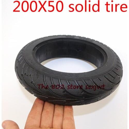 Electric Scooter solid tire 8" Scooter 200x50 tubeless Tyre Inflation Electric Vehicle Wheel 200*50 solid tires
