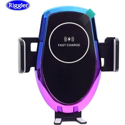 Qi Fast Wireless Charger Car 15W phone Holder forIphone 11pro 11 XS XR X forHuawei Mate30Pro P30pro