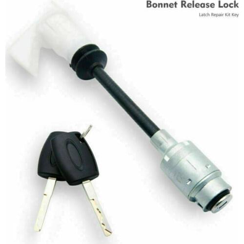 Door Lock Cover Repair Kit Release Lock Repair Bonnet Locks Kit for Ford Focus MK2 2004-2012 Durable