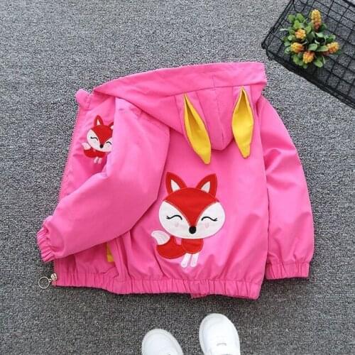 Baby Girls Jacket Spring Autumn Fashion Boys Girls Coat Trench Coat Kids Infant Boys Child Fashion Clothes Hooded Outerwear