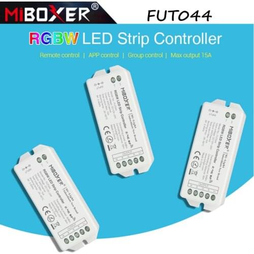Miboxer New FUT044 DC12-24V RGBW LED Strip Controller 2.4GHz Wireless RF Max 15A For RGBW RGBWW Led Strip Light Dimmer