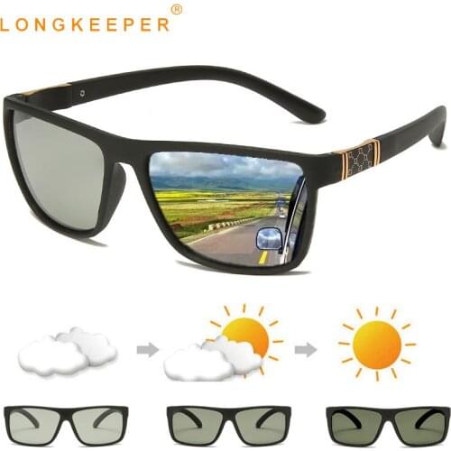 Polarized Photochromic Sunglasses Men Luxury Change Color Sun Glasses Male Driver TR90 Goggles UV400 Lentes Sol Hombre