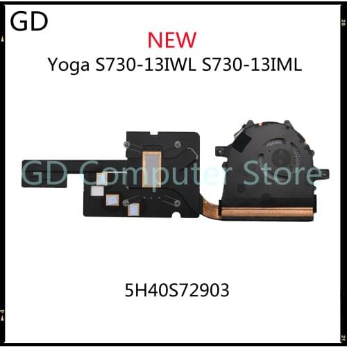 GD New Original For Lenovo Yoga S730-13IWL S730-13IML Laptop Heatsink With Fan 5H40S72903 Full Tested Fast Shipping