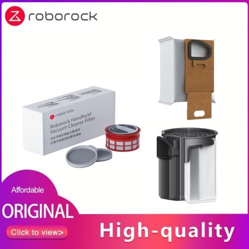 Original Roborock H6 Wireless Handheld Vacuum Cleaner Washable HEPA Filter Roborock Handheld Vacuum Cleaner Dust Bag Bracket