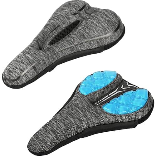 Bicycle Saddle Cushion Comfortable Bike Seat Cover Hollow Breathable Design with memory foam silicone Streamlined comfortable