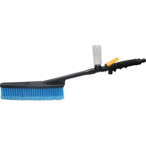 Car brush Clean foam spray brush with water Car wash water gun accessories Car wheel long hair brush Home garden cleaning brush