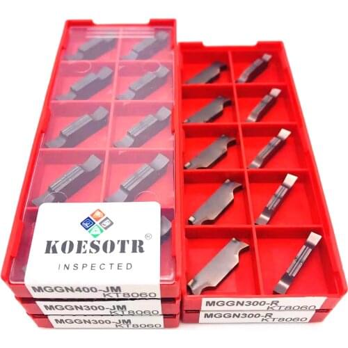 Slotting blade KOESOTR MGGN300 MGGN200 MGGN150 MGGN400 R JM 100% original carbide blade CNC lathe metal parts MGGN alloy tool