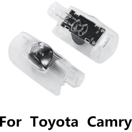 2pcs LED Car Door Courtesy Light Projector For Toyota Camry 40 50 55 70 V40 V50 V55 V70 XV40 XV50 XV55 XV70 Auto Welcome Lamp