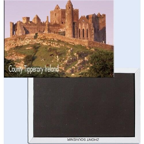 The Rock of Cashel, County Tipperary, Ireland Magnetic Refrigerator Affixed With Tourist Souvenirs home accessories 24832