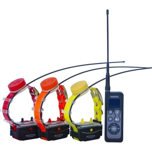 NEW WATERPROOF GPS DOG TRACKER THREE COLLAR WITH TRAINING FUNCTION FOR HUNTING