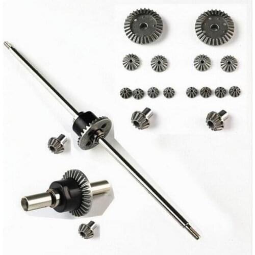 Wltoys 12429 124012 12628 RC Car Spare parts Upgrade Metal Gear Front and rear Differential gear set